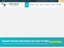 Tablet Screenshot of holokaiadventures.com
